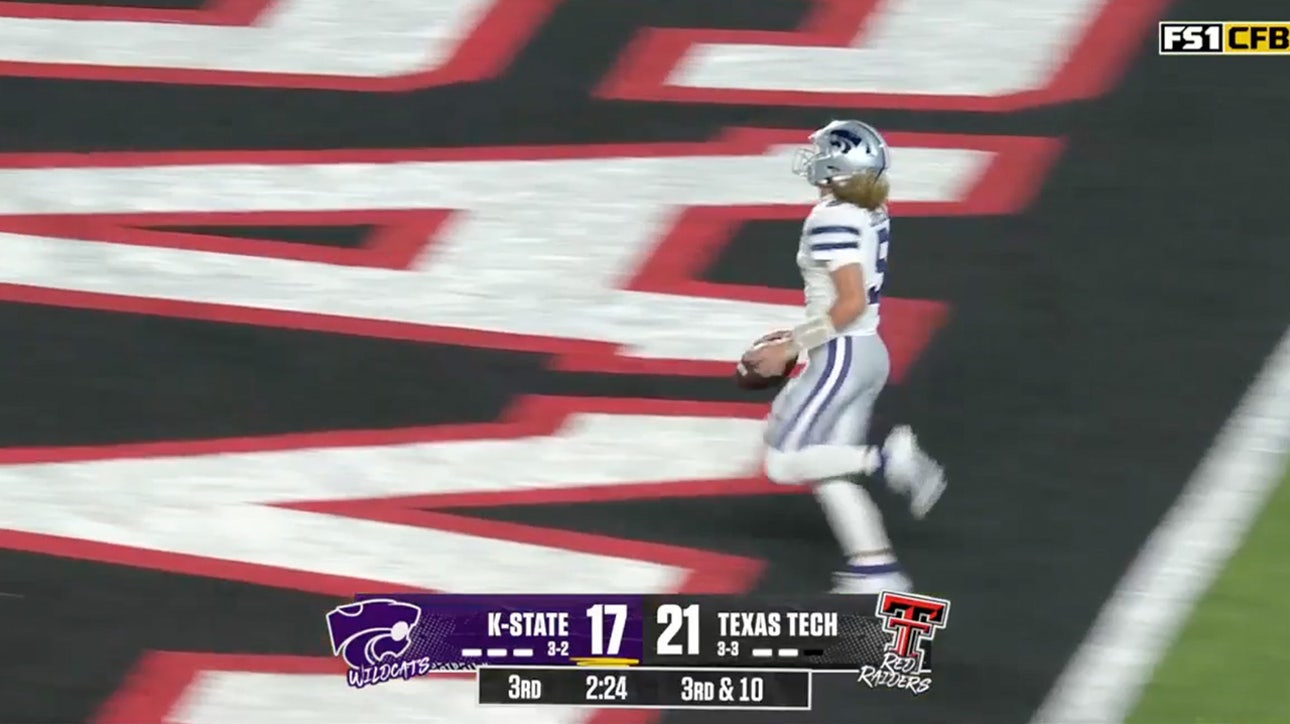 Avery Johnson puts on the jets for a 30-yard touchdown as Kansas State grabs the lead over Texas Tech