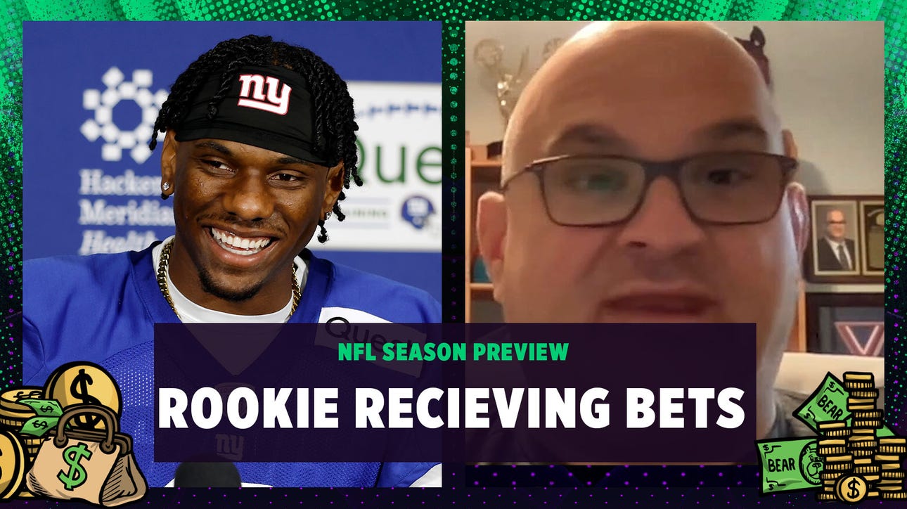 Which NFL rookie will have the most receiving yards during the Regular Season? | Bear Bets