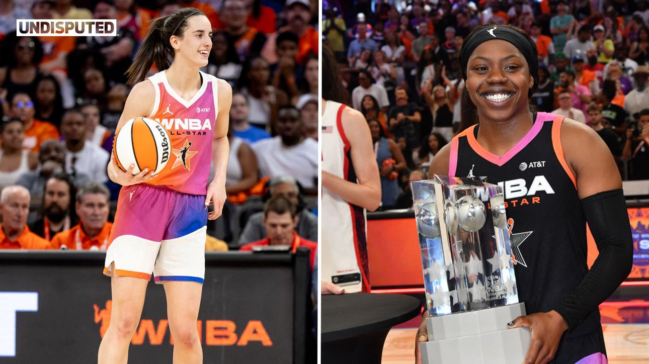 Arike Ogunbowale earns All-Star MVP, Caitlin Clark has 10 assists in win vs. Team USA | Undisputed