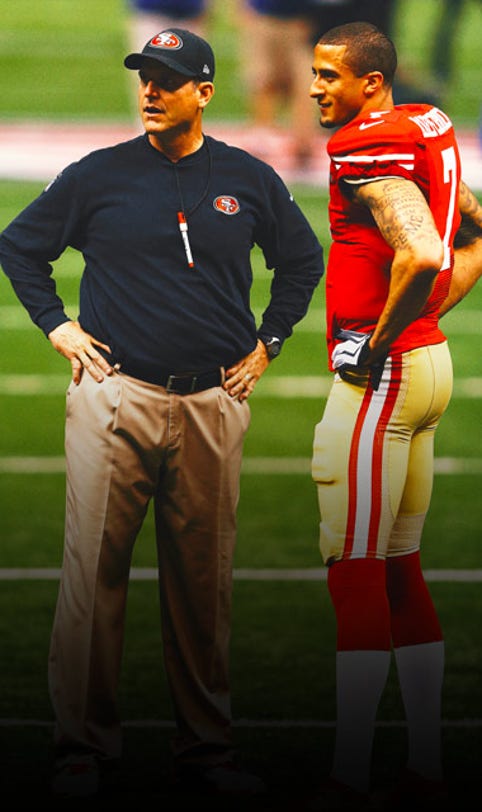 HC Jim Harbaugh offered Colin Kaepernick a Chargers coaching position