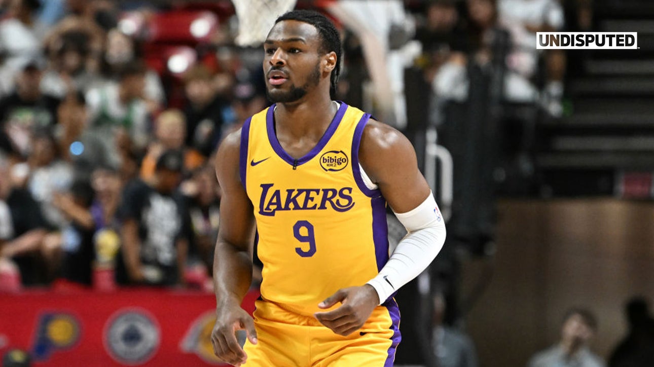 Bronny hits first 3, finishes with 12 points in Lakers Summer League win vs. Hawks | Undisputed