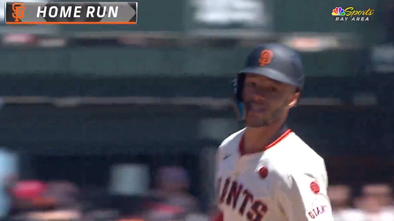 Grant McCray crushes first career home run, extends Giants lead over Braves